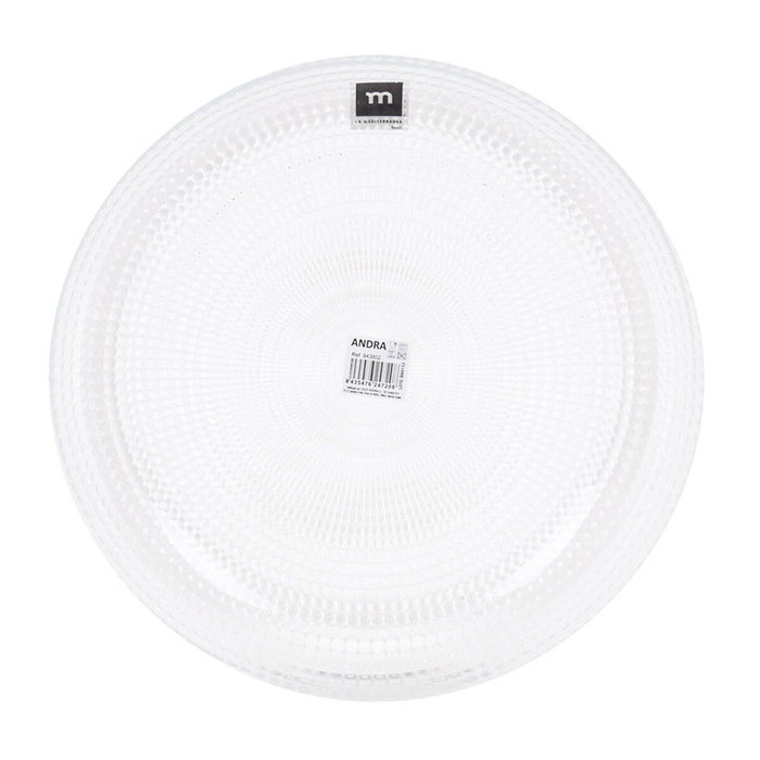 Plato para Postre La Mediterránea Andra ø 19 x 1,7 cm (24 Unidades)