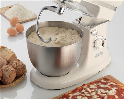 Ariete 1588/04 Robot de Cocina Vintage Verde con Bol de Acero Inoxidable, 10 Velocidades y Función Pulse