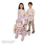 Decuevas Silla Gemelar Plegable Multiposición para Muñecas hasta 52 cm