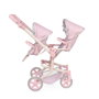 Decuevas Silla Gemelar Plegable Multiposición para Muñecas hasta 52 cm