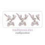 Decuevas Silla Gemelar Plegable Multiposición para Muñecas de hasta 52 cm - Metal, Plástico y Poliéster