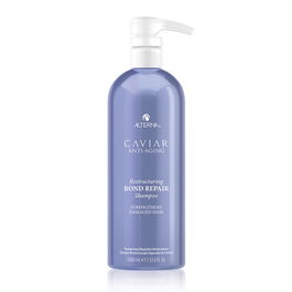Alterna Caviar Restructuring Bond Repair Shampoo Back Bar 1000ml - Champú Reparador de Enlaces para Cabello Dañado y Quebradizo