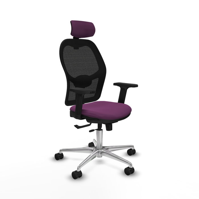 PIQUERAS Y CRESPO Silla de oficina Jorquera Sincro/Traslack Morado y Negro PIQUERAS Y CRESPO Silla de oficina Jorquera Sincro/Traslack Morado y Negro