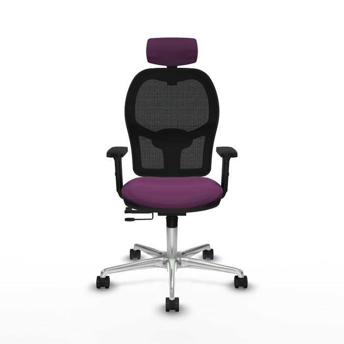 PIQUERAS Y CRESPO Silla de oficina Jorquera Sincro/Traslack Morado y Negro PIQUERAS Y CRESPO Silla de oficina Jorquera Sincro/Traslack Morado y Negro