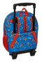 Safari Mochila Infantil con Ruedas, Diseño 3D, 21x12x2cm, Recomendada +36 Meses
