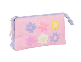 Safta Estuche portatodo Triple Bouquet