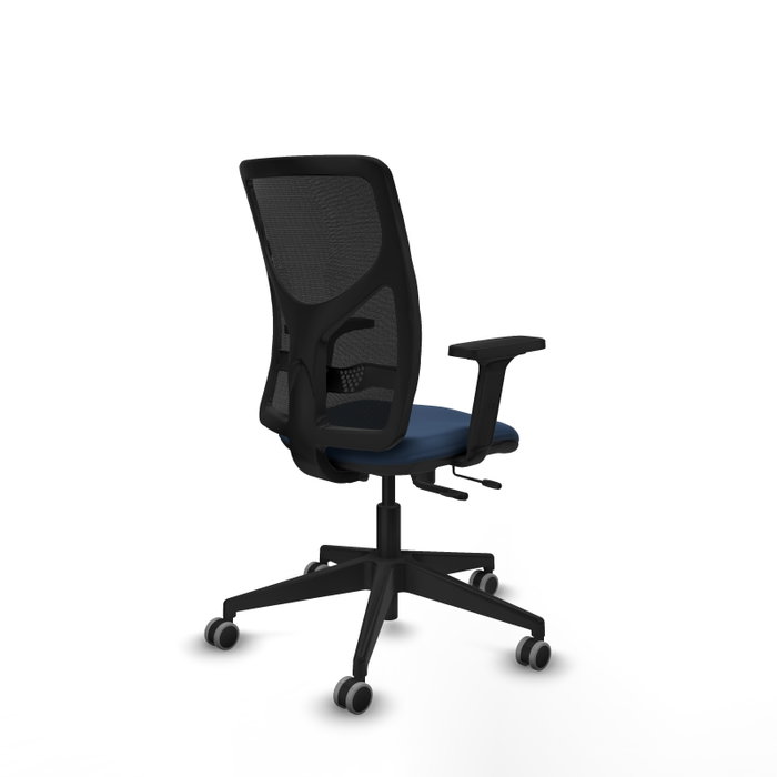 PIQUERAS Y CRESPO Silla de oficina Motilla con mecanismo Sincro/Traslack, Azul marino y Negro PIQUERAS Y CRESPO Silla de oficina Motilla con mecanismo Sincro/Traslack, Azul marino y Negro