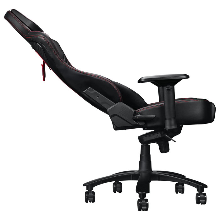 ASUS ROG Chariot X Core Silla Gaming de Razonismo, Negro, Acolchado PU, Respaldo Alto, Reposabrazos 4D, 136 kg, 160-190 cm, Inclinación 90-155°