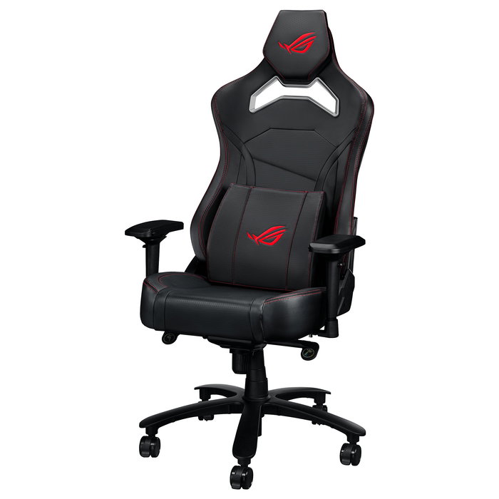 ASUS ROG Chariot X Core Silla Gaming de Razonismo, Negro, Acolchado PU, Respaldo Alto, Reposabrazos 4D, 136 kg, 160-190 cm, Inclinación 90-155°