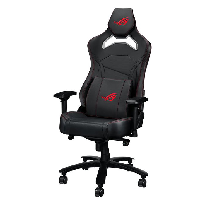Asus ROG Chariot X Core Silla Gaming Ergonómica, Reposabrazos 4D, Respaldo Reclinable 155°, Base Aluminio, PU Premium, Negro