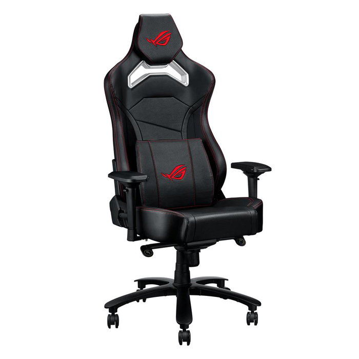 Asus ROG Chariot X Core Silla Gaming Ergonómica, Reposabrazos 4D, Respaldo Reclinable 155°, Base Aluminio, PU Premium, Negro