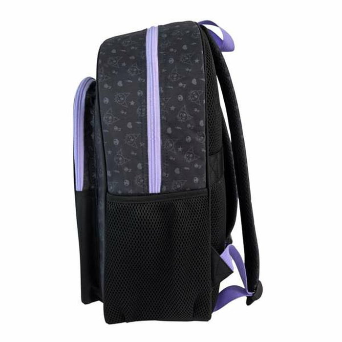 Toybags Mochila Kuromi Primaria Doble Compartimento con Pom-Pom