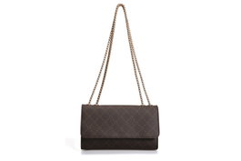 Lucky Bees Bolso Cruzado 1283 v2, Bolso Bandolera de Piel de Polivinilo, Marrón