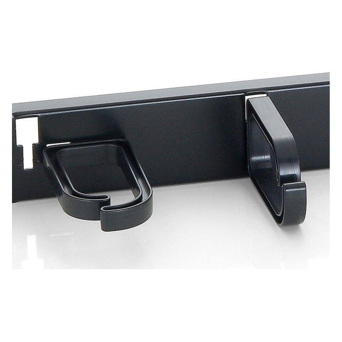 Equip Panel de gestión de cables para rack de 19 pulgadas 1U Negro