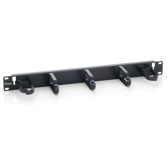 Equip Panel de gestión de cables para rack de 19 pulgadas 1U Negro