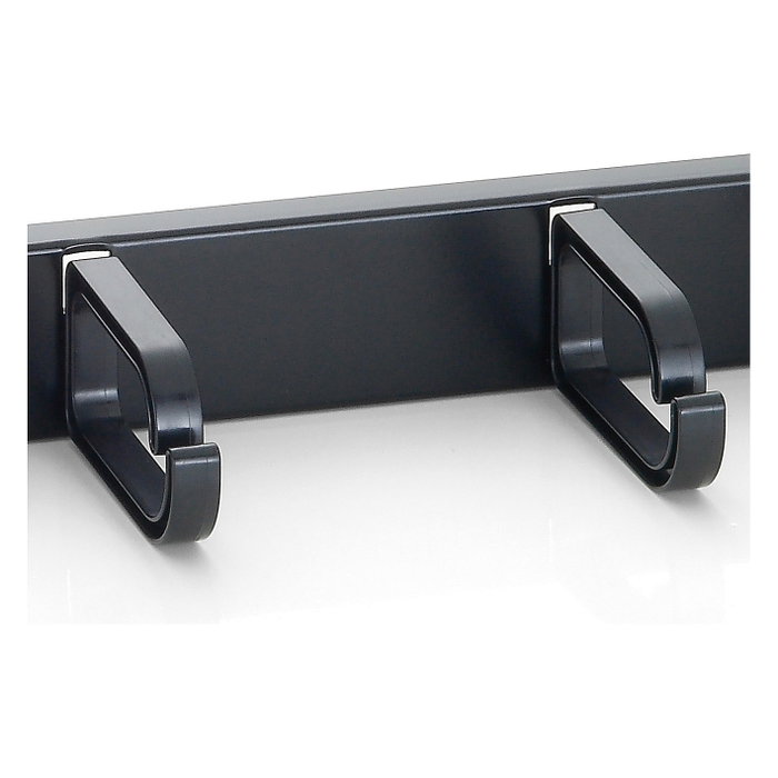 Equip Panel de gestión de cables para rack de 19 pulgadas 1U Negro