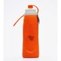 IRISANA Botella Plegable de Silicona 500 ml Naranja