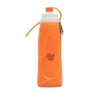 IRISANA Botella Plegable de Silicona 500 ml Naranja
