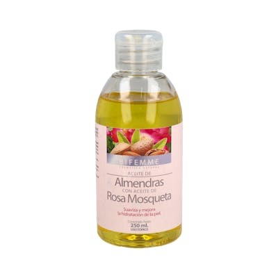 Bifemme Aceite de Almendras Dulces con Rosa Mosqueta 250 ml