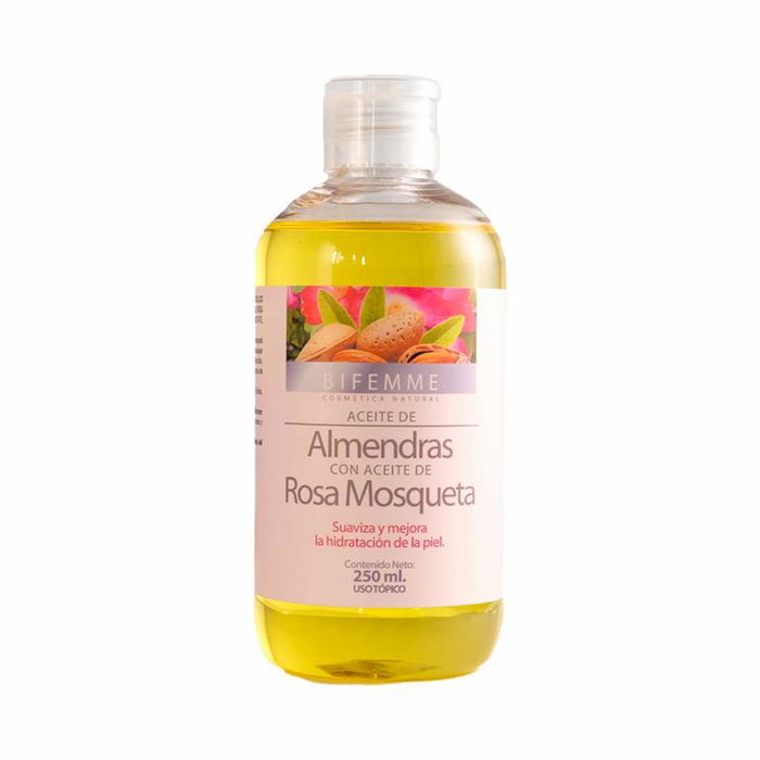 BIFEMME Aceite de Almendras Dulces con Rosa Mosqueta 250ml BIFEMME Aceite de Almendras Dulces con Rosa Mosqueta 250ml