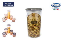 Beclassic Tarro Hermético 1.10L - 10.8x18 cm (12 Unidades)