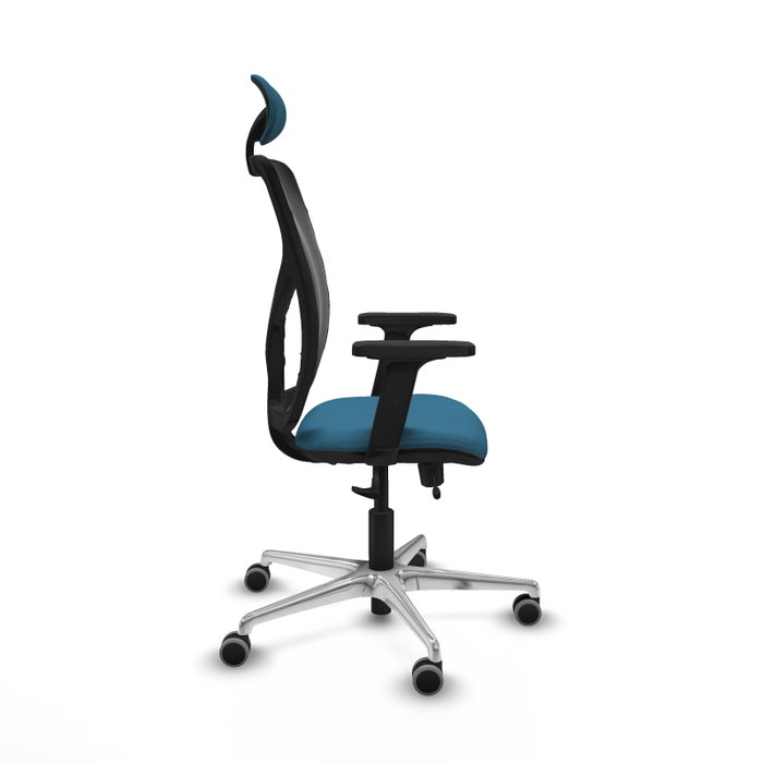 PIQUERAS Y CRESPO Silla de oficina Motilla Verde petróleo y Negro PIQUERAS Y CRESPO Silla de oficina Motilla Verde petróleo y Negro