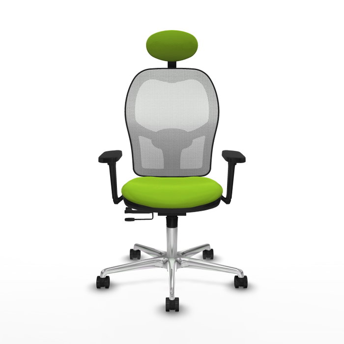 PIQUERAS Y CRESPO Silla de oficina Jorquera con mecanismo Sincro/Traslack, Pistacho y Blanco PIQUERAS Y CRESPO Silla de oficina Jorquera con mecanismo Sincro/Traslack, Pistacho y Blanco