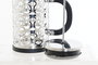 Cafetera Basicos DKD Home Decor Plateado Negro 9 x 18.5 x 16 cm