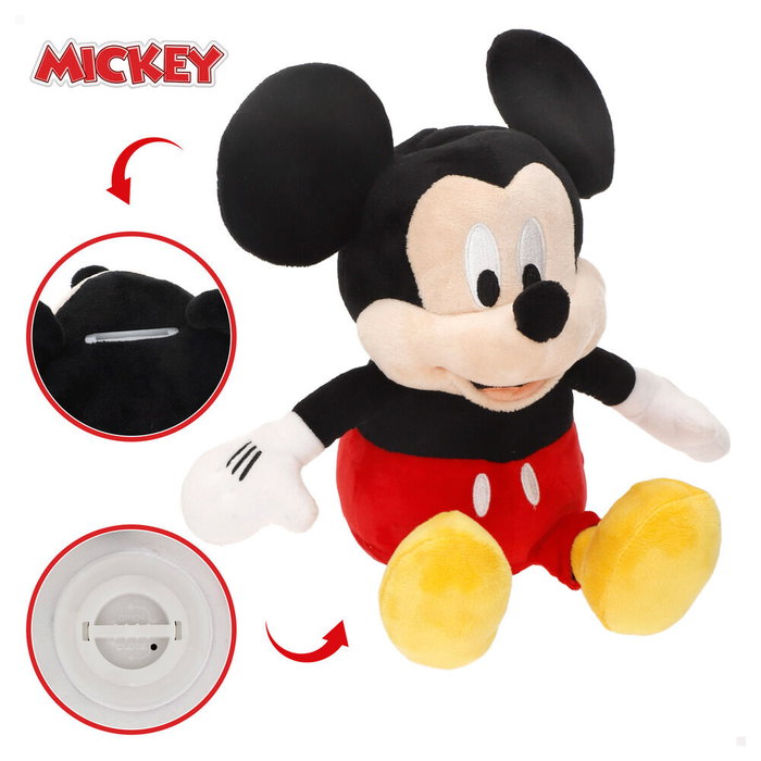 Disney Hucha Peluche Mickey Mouse 20cm - Alcancía Infantil +3 Años Disney Hucha Peluche Mickey Mouse 20cm - Alcancía Infantil +3 Años