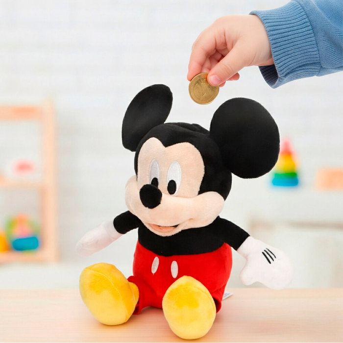 Disney Hucha Peluche Mickey Mouse 20cm - Alcancía Infantil +3 Años Disney Hucha Peluche Mickey Mouse 20cm - Alcancía Infantil +3 Años