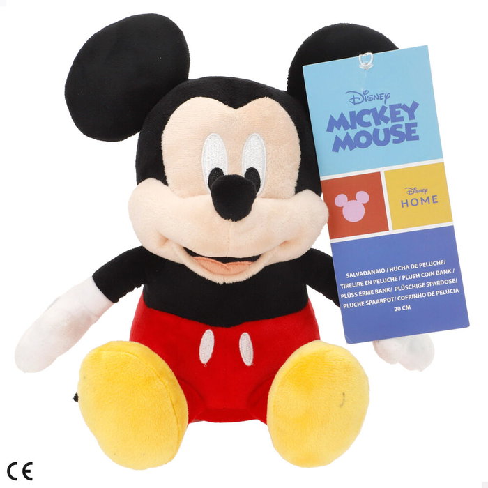 Disney Hucha Peluche Mickey Mouse 20cm - Alcancía Infantil +3 Años Disney Hucha Peluche Mickey Mouse 20cm - Alcancía Infantil +3 Años