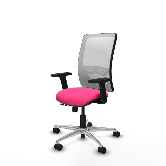 PIQUERAS Y CRESPO Silla de oficina Zulema Rosa y Blanco PIQUERAS Y CRESPO Silla de oficina Zulema Rosa y Blanco