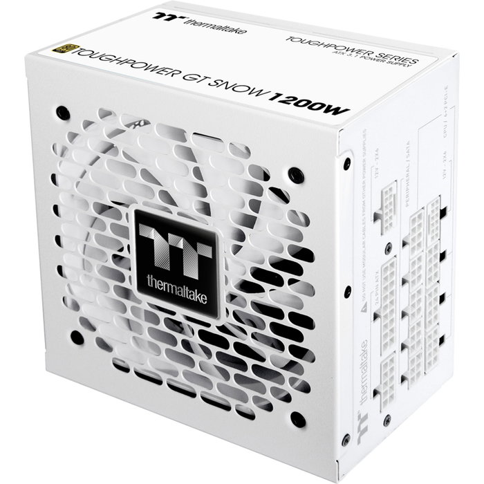 Thermaltake Toughpower GT Snow 1200W ATX 3.1 Blanca, Modular, 80+ Gold Thermaltake Toughpower GT Snow 1200W ATX 3.1 Blanca, Modular, 80+ Gold