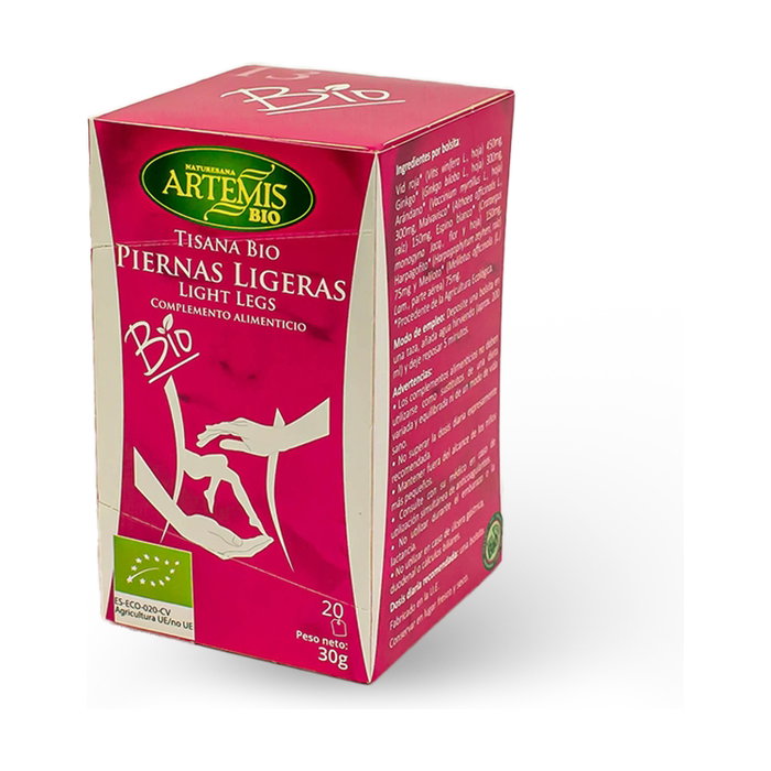 Artemis Tisana Piernas Ligeras Bio 20 filtros Artemis Tisana Piernas Ligeras Bio 20 filtros
