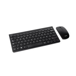 Tooq TQKMW-3101-B Teclado y Ratón Inalámbricos Slim Negro