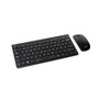 Tooq TQKMW-3101-B Teclado y Ratón Inalámbricos Slim Negro