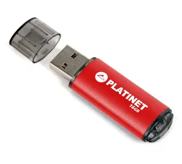 Platinet Pendrive USB 2.0 PMFE16R 16 GB Rojo