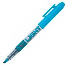 Pilot Marcador Fluorescente V Light Azul (Set de 12) (Set de 12)