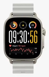 REALME Watch 5 Smartwatch con Pantalla AMOLED Táctil de 5 cm (1.97"), Resolución 390 x 450 Píxeles, GPS por Satélite y Batería 460 mAh, Color Plata