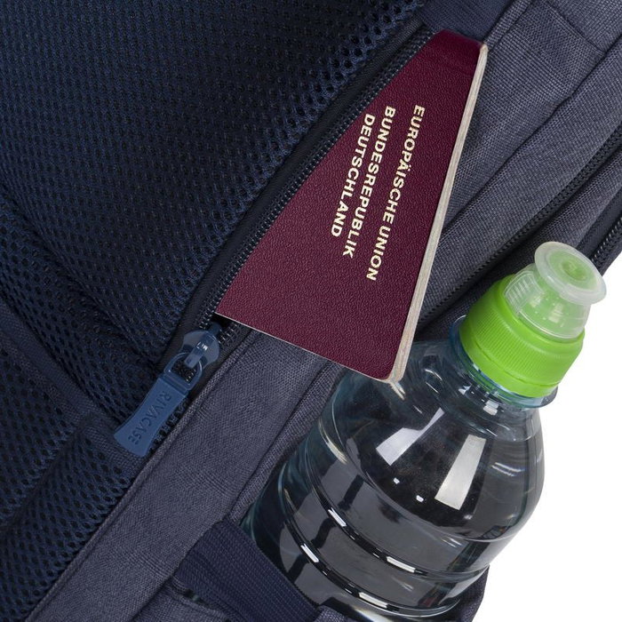 Rivacase 7760 Funda tipo mochila para portátil 39,6 cm (15.6Pol) Azul