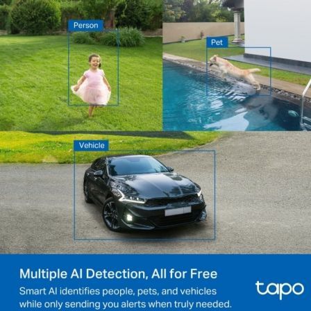 TP-Link Tapo C425 Kit Cámara IP Exterior WiFi 4K/2K 4MP, Bala, Techo/Pared, Visión Nocturna 15m, Ángulo 150º, IP66 Resistente, Blanco