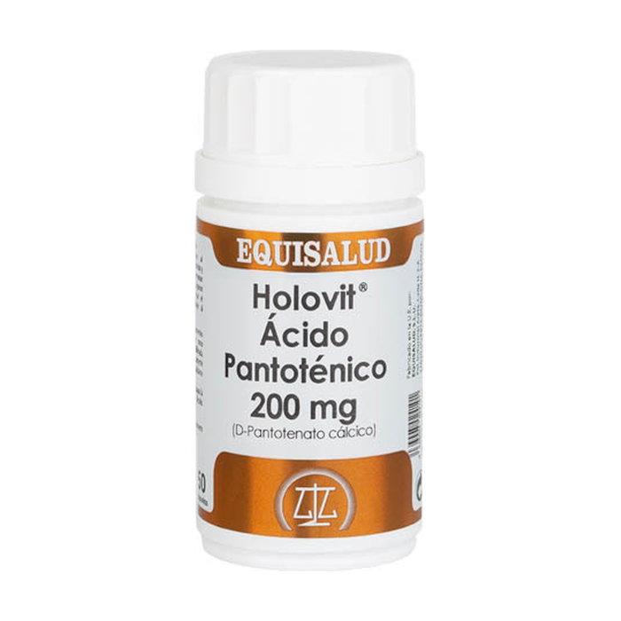 Equisalud Holovit Ácido Pantoténico 200 mg 50 cápsulas Equisalud Holovit Ácido Pantoténico 200 mg 50 cápsulas