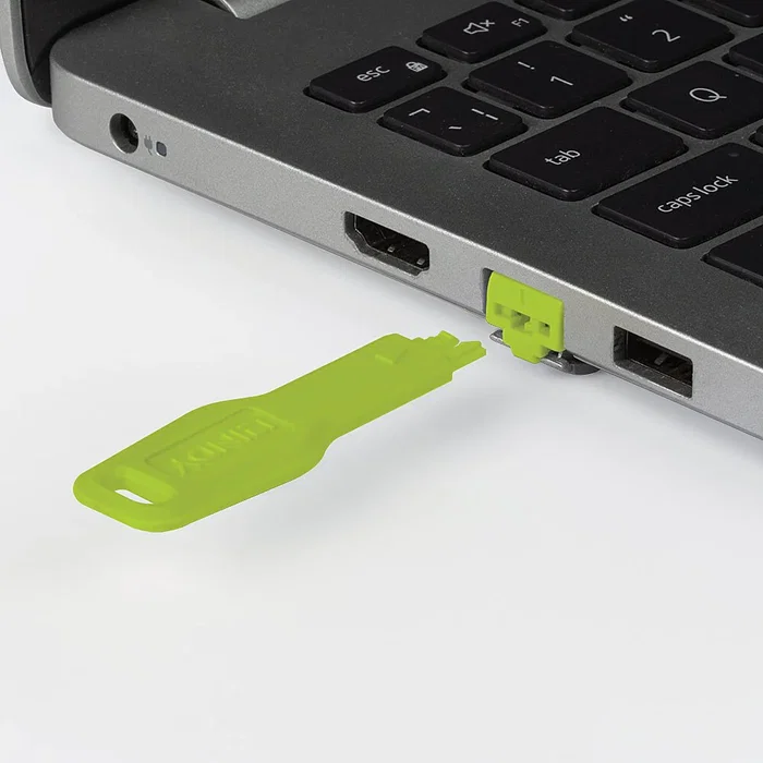 Lindy 47893 Llave de Bloqueador de Puerto para RJ-45, Color Verde, Material ABS