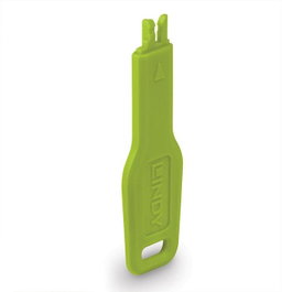 Lindy 47893 Llave de bloqueador de puerto RJ-45 Verde