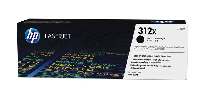 HP Cartucho de tóner 312X negro para LaserJet HP Cartucho de tóner 312X negro para LaserJet