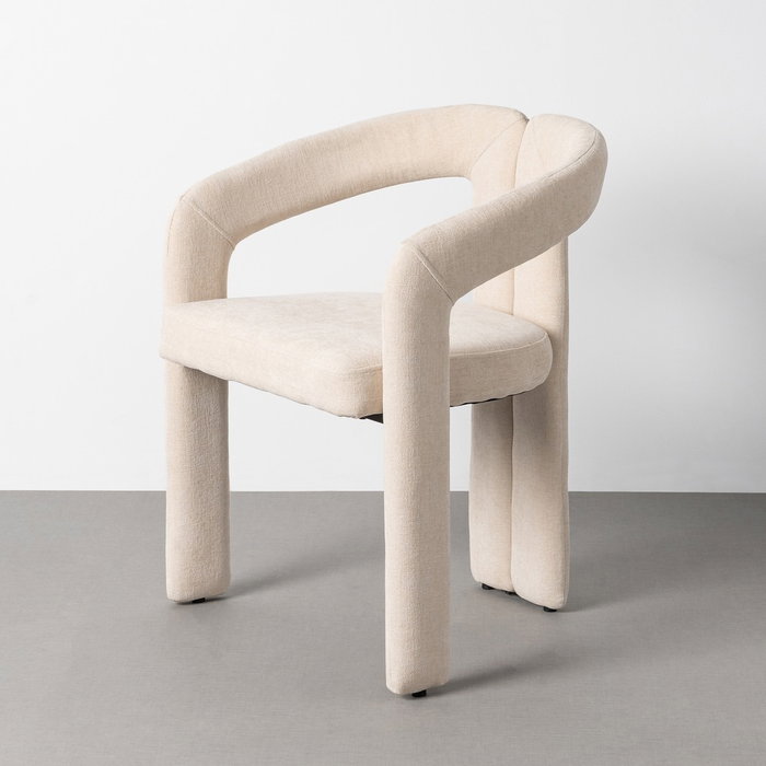 Silla Brazos Crema Tejido Contract 60 X 50 X 76,50 cm (Set de 2)