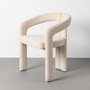 Silla Brazos Crema Tejido Contract 60 X 50 X 76,50 cm (Set de 2)