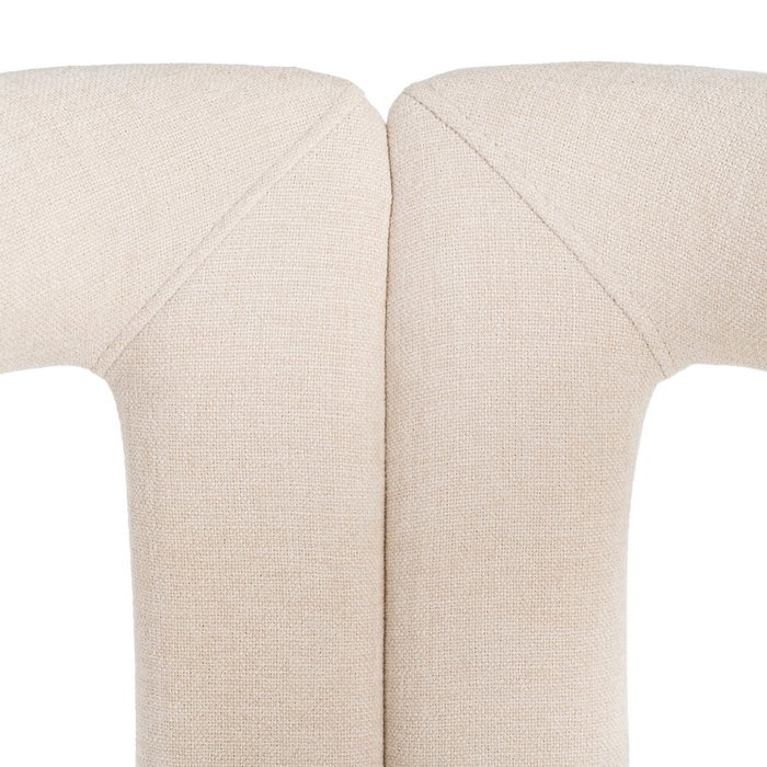 Silla Brazos Crema Tejido Contract 60 X 50 X 76,50 cm (Set de 2)