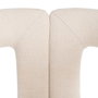 Silla Brazos Crema Tejido Contract 60 X 50 X 76,50 cm (Set de 2)
