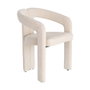 Silla Brazos Crema Tejido Contract 60 X 50 X 76,50 cm (Set de 2)